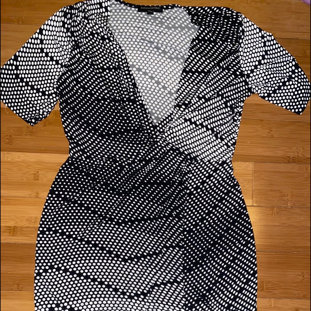 Short Sleeve Wrap Dress